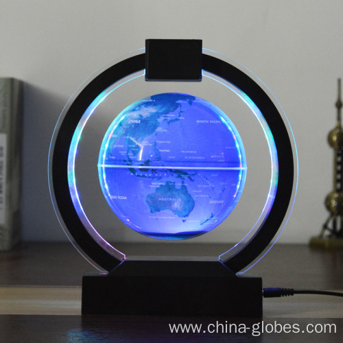 Illuminated Magnetic Floating World Globe Desk Decor